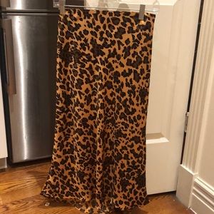 Aritzia silk skirt